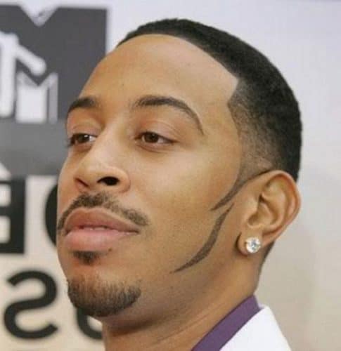 Ludacris mustache and goatee