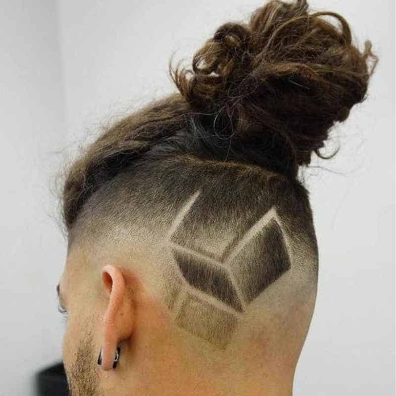 Man Bun Fade Haircut The Ultimate Style for Modern Men Bald & Beards