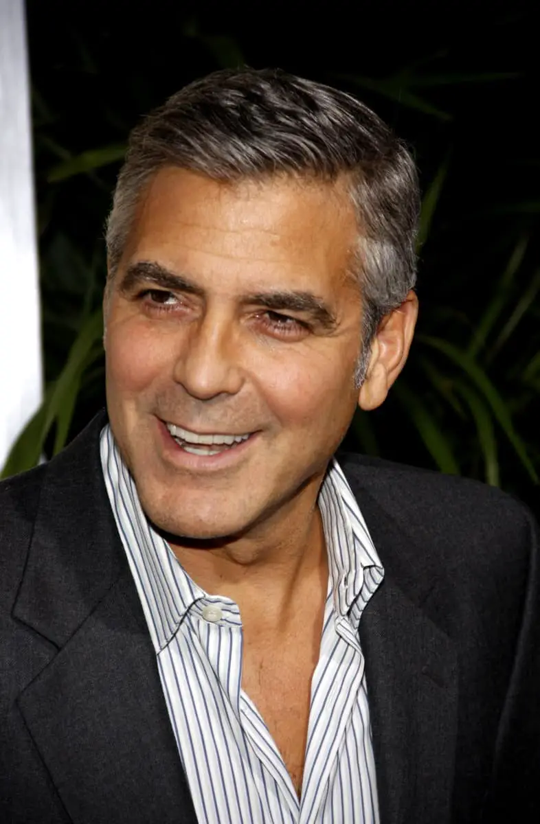 Прически мужские Джордж Клуни