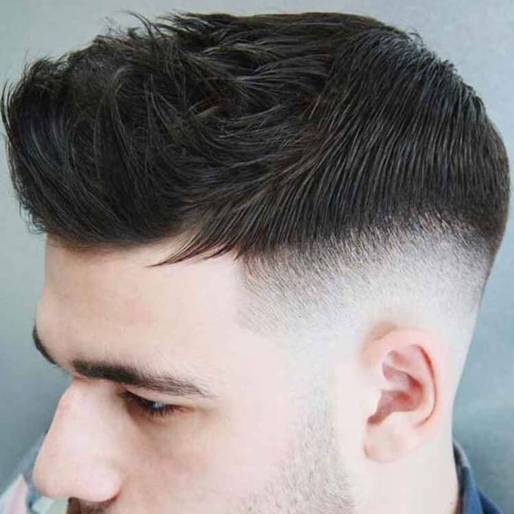 Messy Comb Over Fade