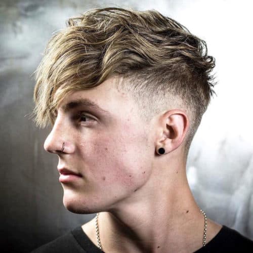 A Fringe Undercut that's Messy Looking