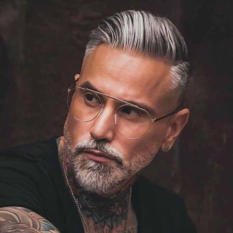 Mexican Gray Hair Fade