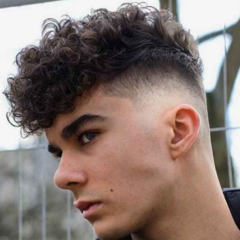 23 Best Curly Hair Fade Haircuts for Men With Thick Curls - Bald & Beards