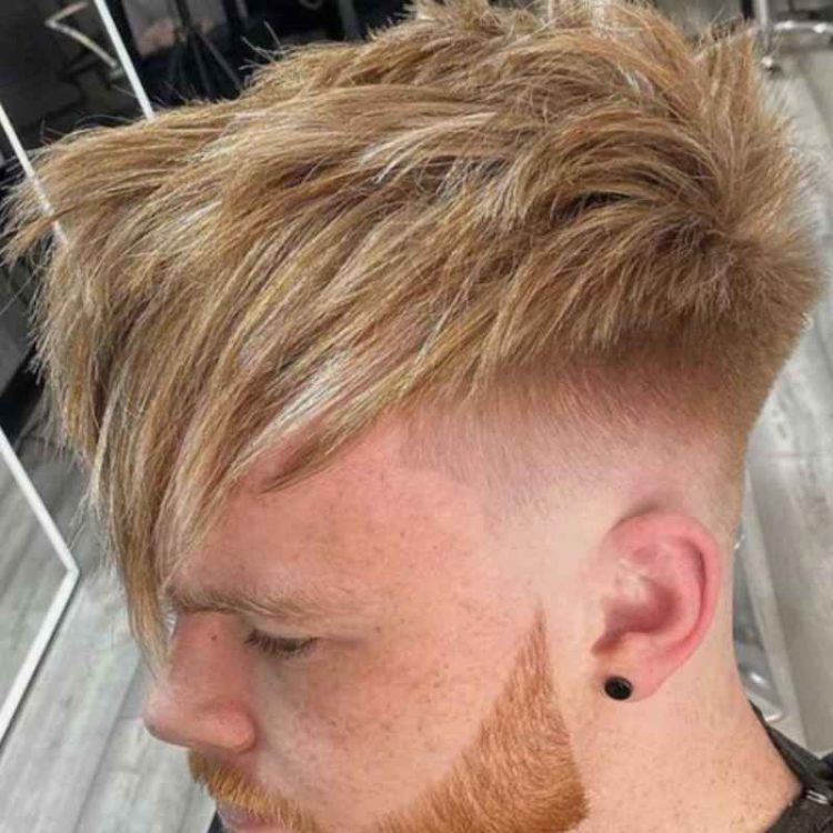 Mid Fade Messy Top