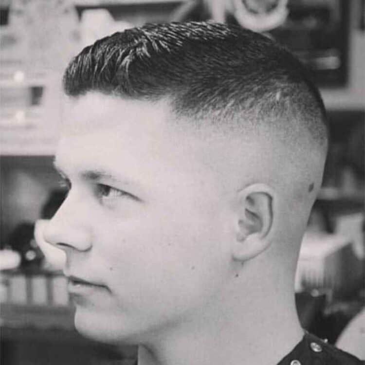 Military Comb Over Fade