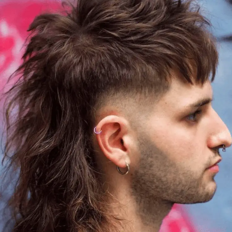 Mullet Fade with Beard