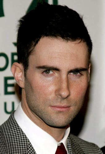 Adam Levine's oval head shape