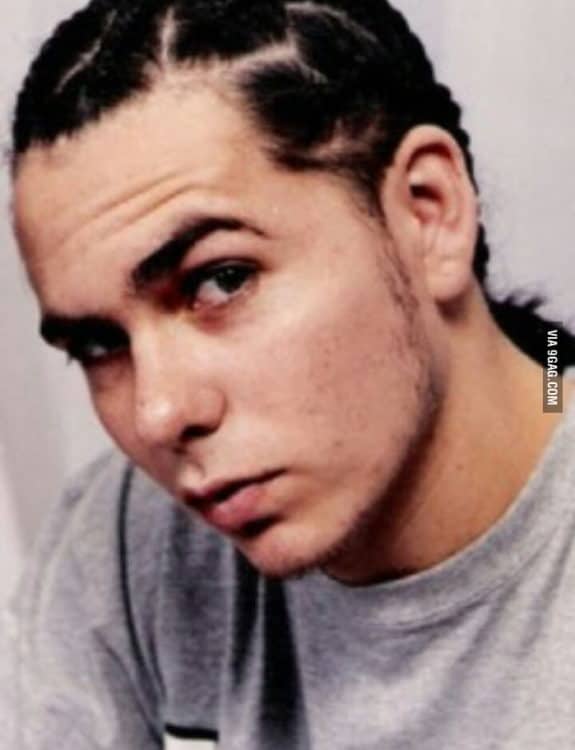 Rapper Pitbull with Hair