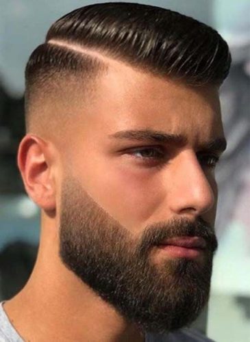 Professional beard fade