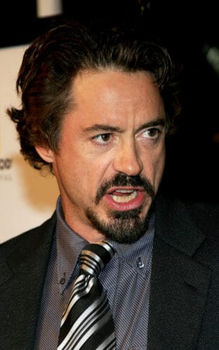 Robert Downey Jr. 2000s Hair