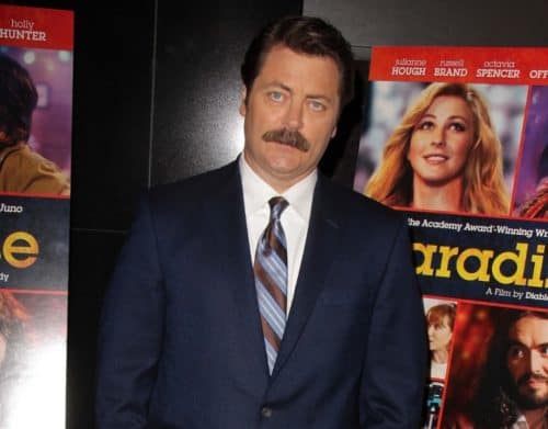 Ron Swanson Mustache Style is a Walrus Mustached trimmed neatly.
