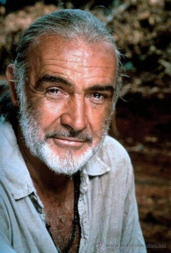 Sean Connery Gray Beard Style