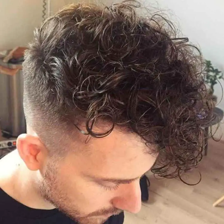 Shadow Fade Curly Hairstyle