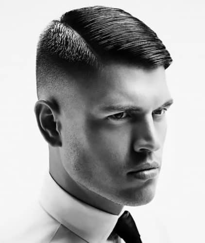 Short Comb Over Undercut