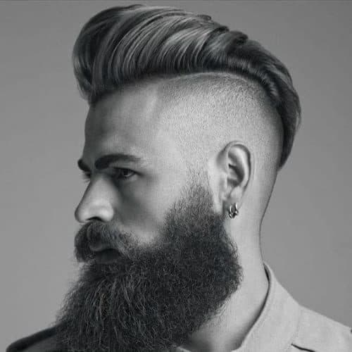 Slick mohawk fade