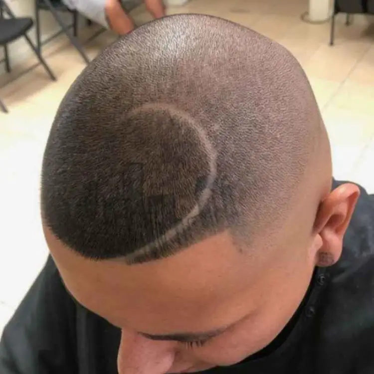 Southside Fade With Design