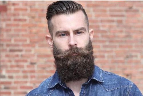 Long Square-Cut Beard