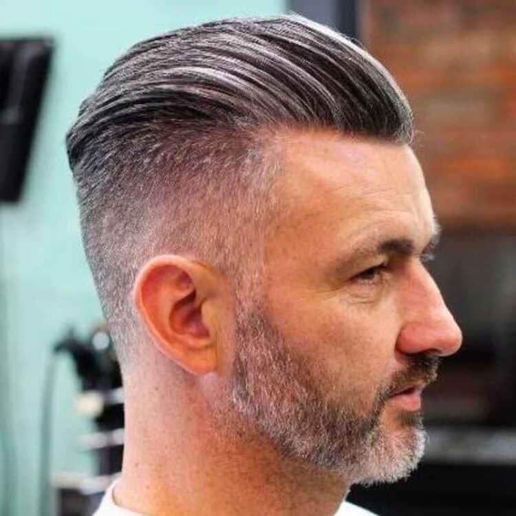 Taper Gray Hair Fade