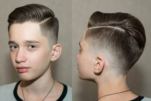 Temple Fade Undercut Taper