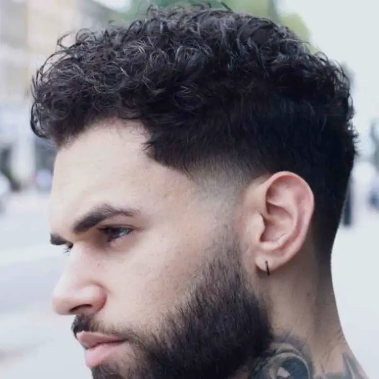 23 Best Curly Hair Fade Haircuts for Men With Thick Curls - Bald & Beards