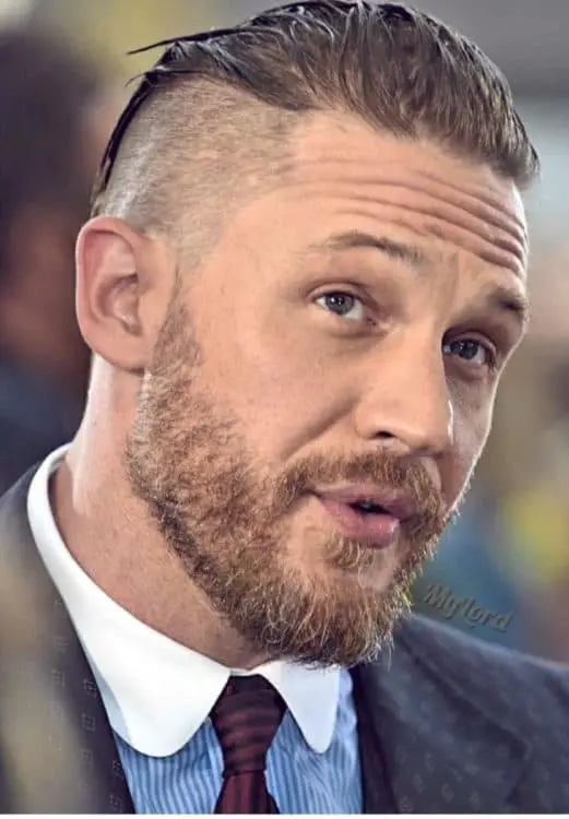 Tom Hardy Undercut receding hairline