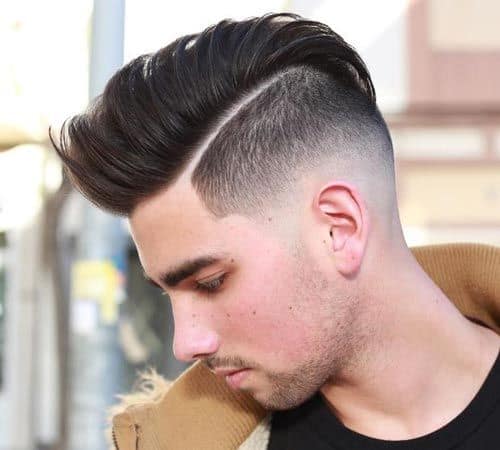 mohawk undercut fade