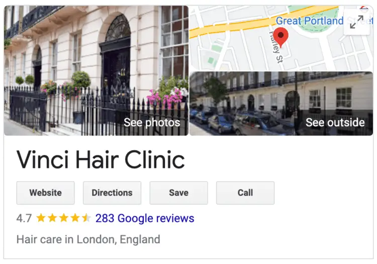 Vinci Hair Clinic Reviews