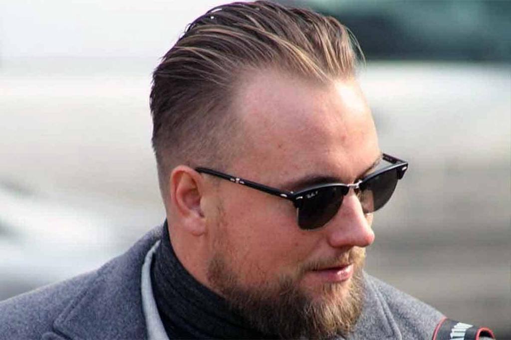 Widows peak hairstyles for men