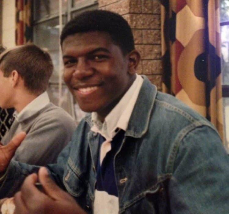 Young Terry Crews with Hair